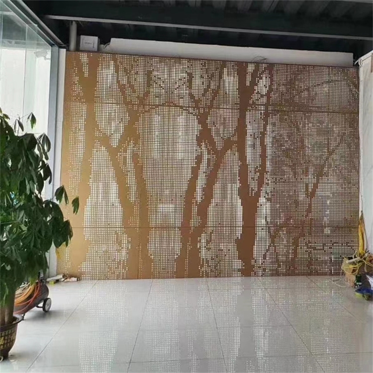惠州乱孔铝单板艺术铝幕墙