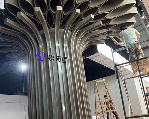 包柱吊顶铝型材方通定制